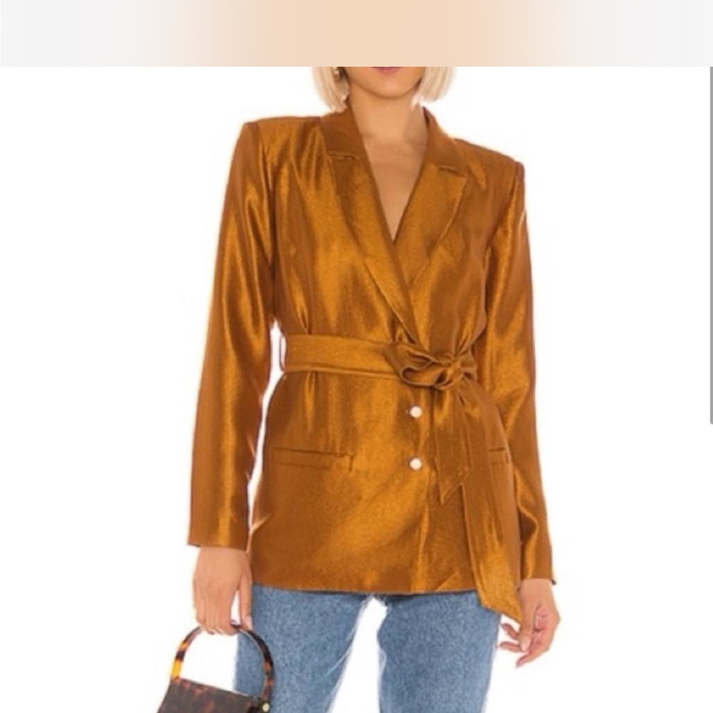 House of Harlow 1960 Gold/bronze blazer